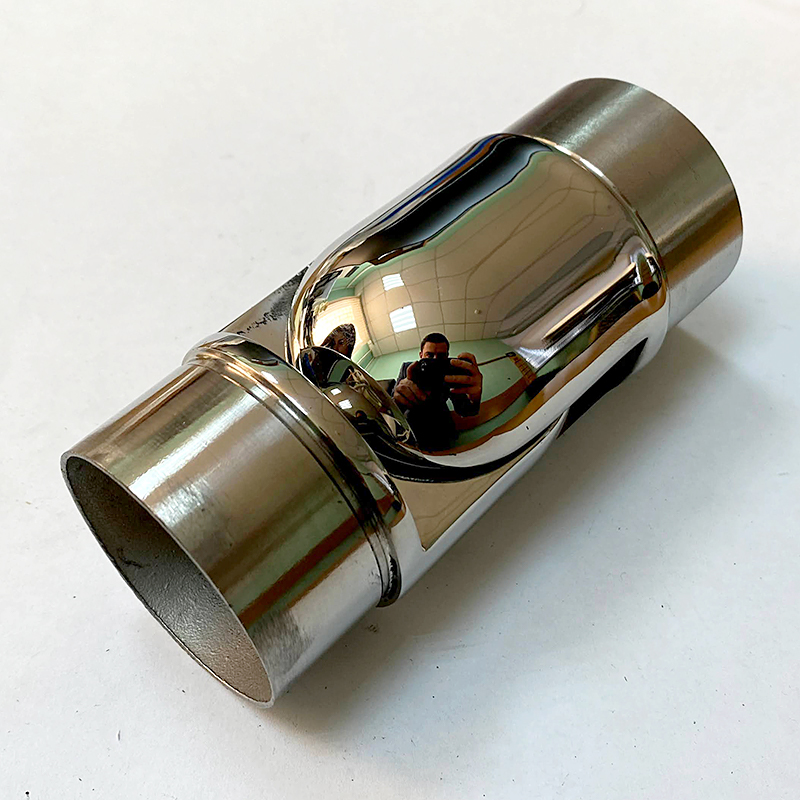 Отвод поручня AISI 304 50.8x1.5x125 регулируемый (зеркало)
