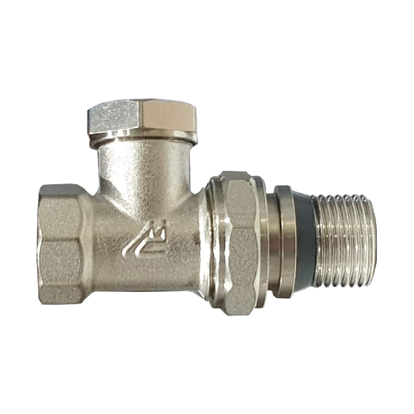 Клапан запорный радиаторный прямой с уплотнительным кольцом 1/2 MC THERMA Q арт.1250243