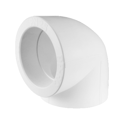 Угольник PP-R белый внутренняя пайка Дн 20х90гр VALFEX 10108020 арт.1217408