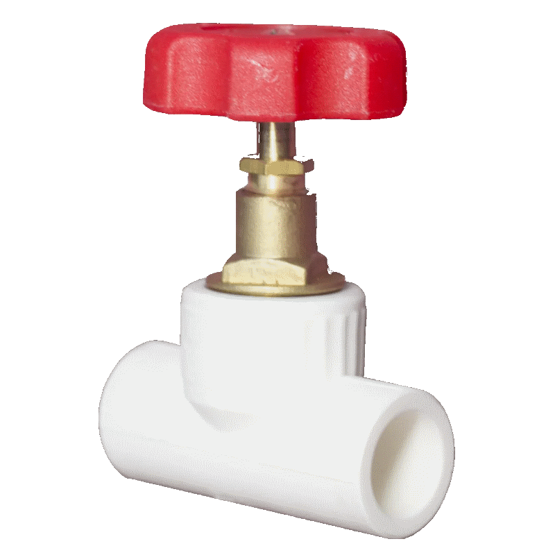 Клапан (вентиль) PP-R запорный белый внутренняя пайка Дн 20х90гр VALFEX 10146020 арт.1217279