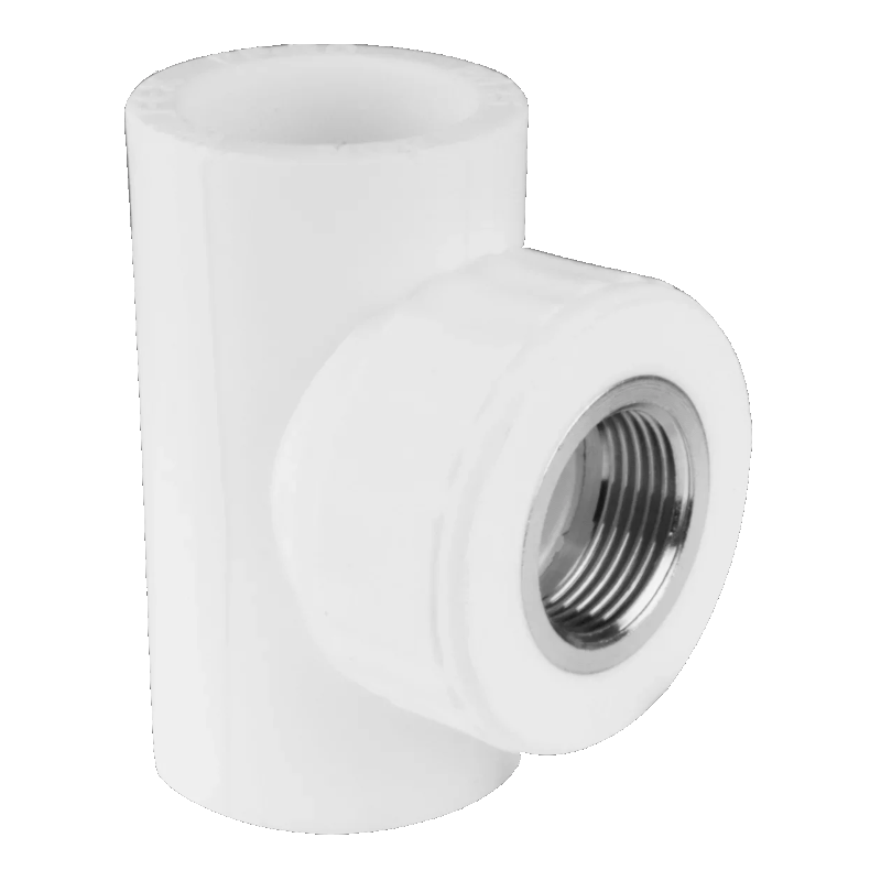 Тройник PP-R комбинированный белый ВР Дн 20х3/4" VALFEX 10127120 арт.1217523