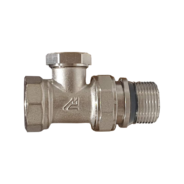 Клапан запорный радиаторный прямой с уплотнительным кольцом 3/4 MC THERMA Q арт.1250244