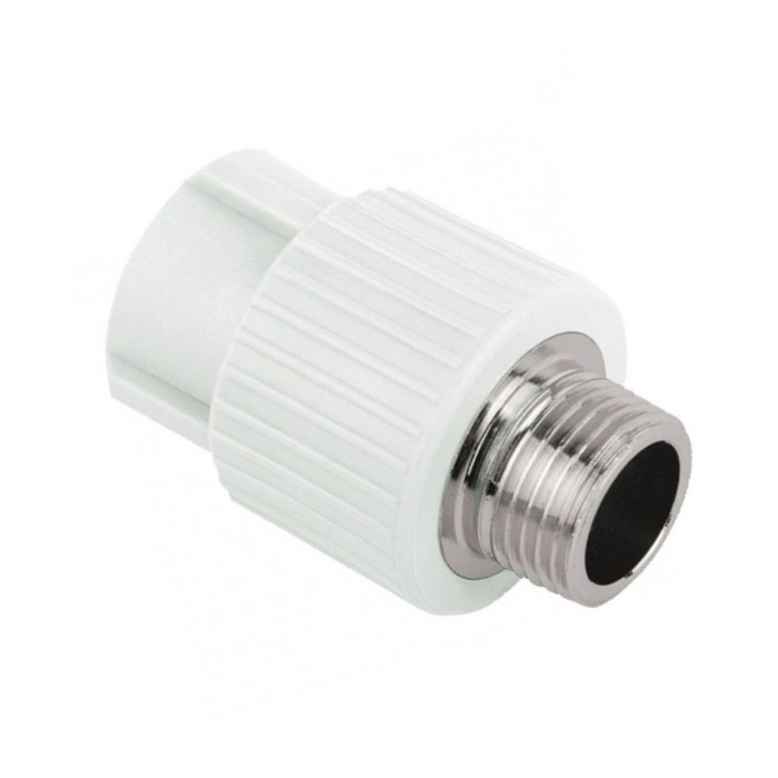 Муфта PP-R комбинированная белая НР Дн 20x1/2" RTP (РосТурПласт) 10662 арт.1228915
