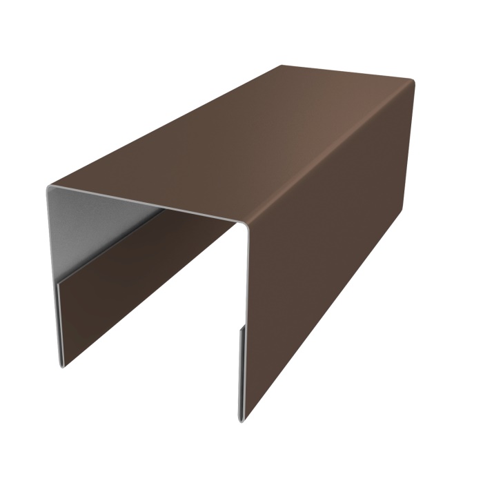 планка заборная 0,45x23x10x16x2000 RAL8017 шоколадно-коричневый арт.1274972