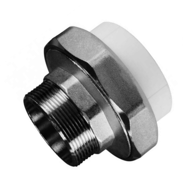 Муфта PP-R комбинированная разъемная белая НР Дн 20х3/4" VALFEX 10156120 арт.1217491