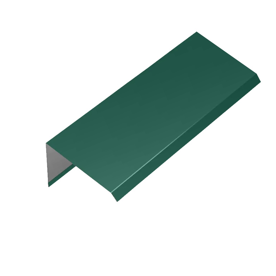планка торцевая 0,45x100x125x2000 RAL6005 арт.1274959