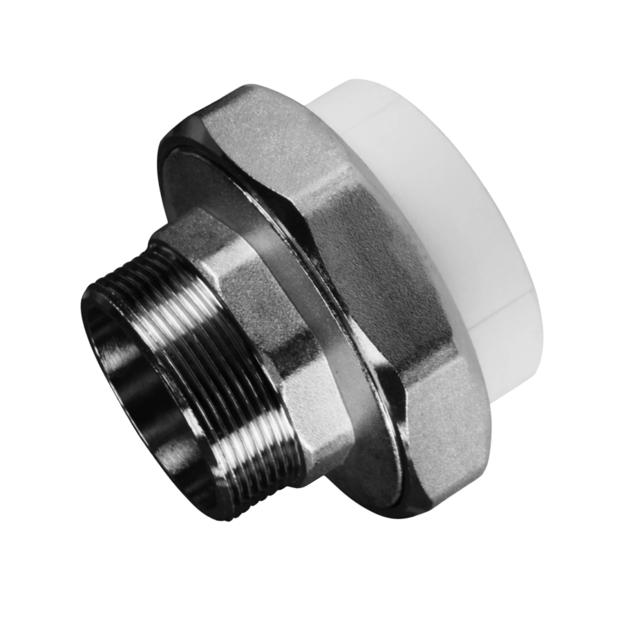 Муфта PP-R комбинированная под ключ белая НР Дн 75х2 1/2" VALFEX 10135075 арт.1217512