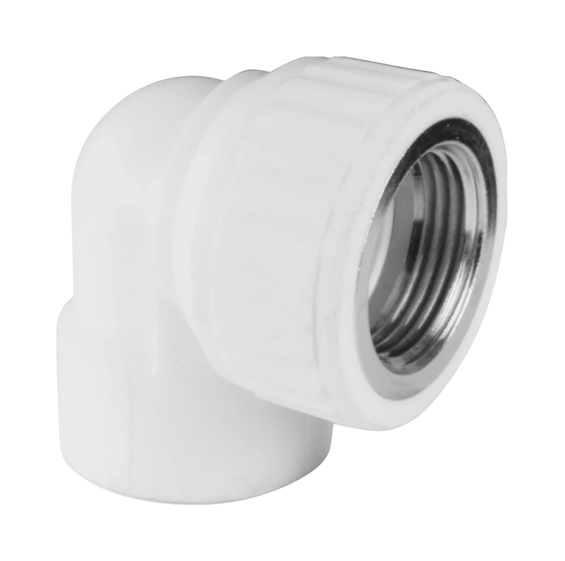 Угольник PP-R комбинированный белый ВР Дн 25х3/4" VALFEX 10125025 арт.1217542