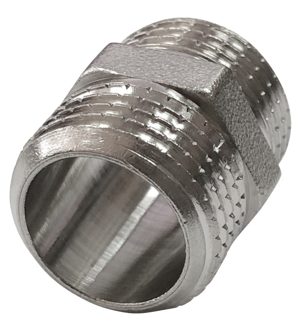 Ниппель латунь никель Ду 50 (2") НР VALFEX VF.582.N.200 арт.1235412