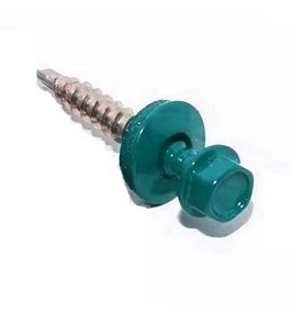 Саморез кровельный 4.8x29 RAL 5021 по дереву (4 000шт) арт.1219410